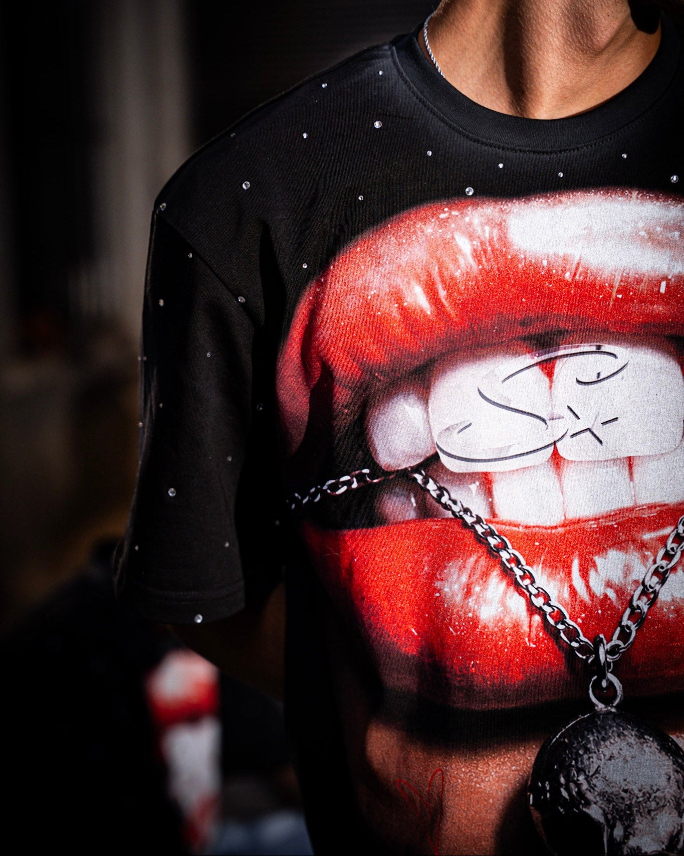 Lips Boxy Fit T-Shirt Sheen Studios®