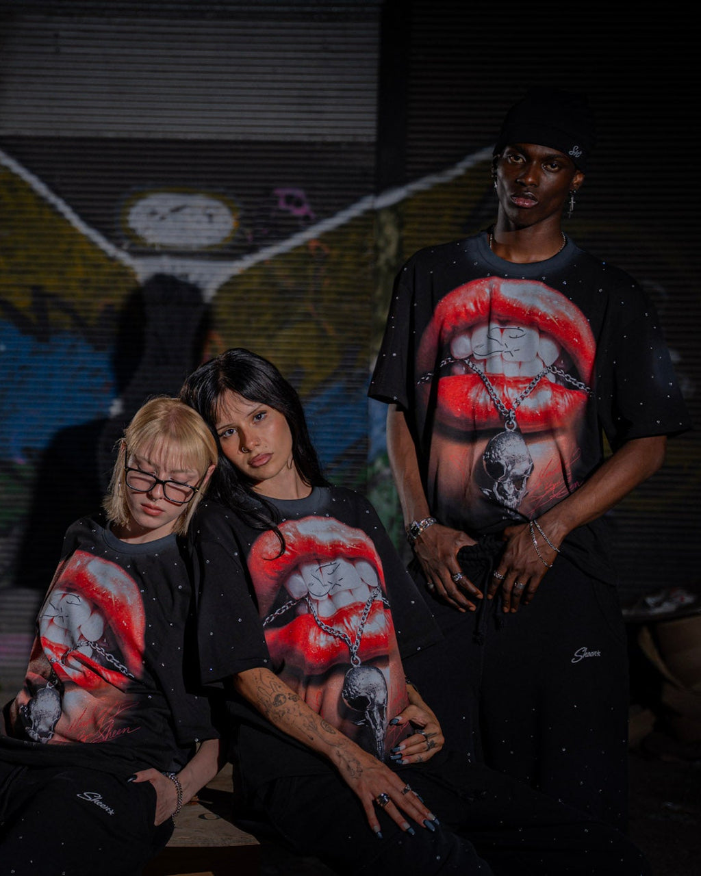 Lips Boxy Fit T-Shirt Sheen Studios®