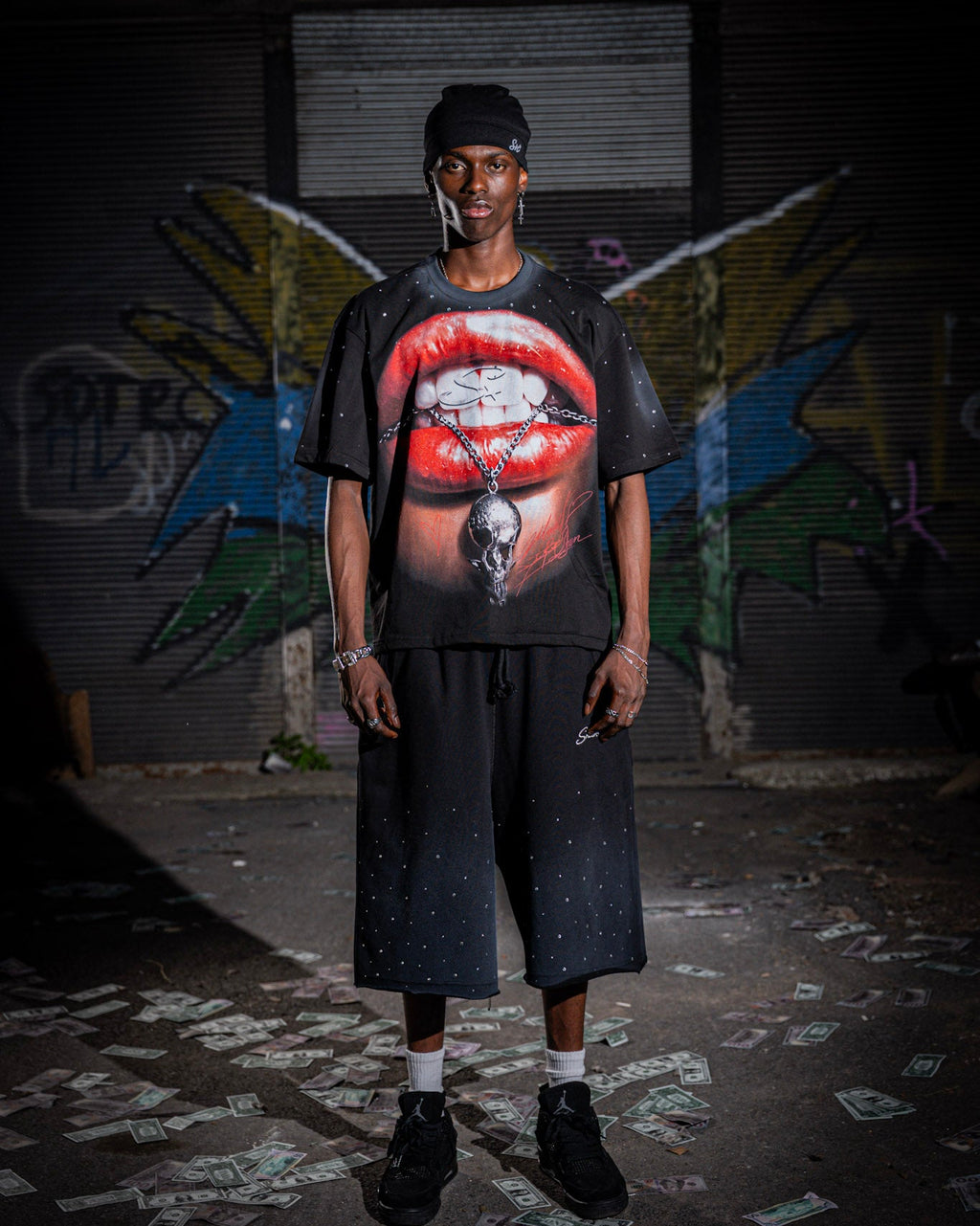 Lips Boxy Fit T-Shirt Sheen Studios®