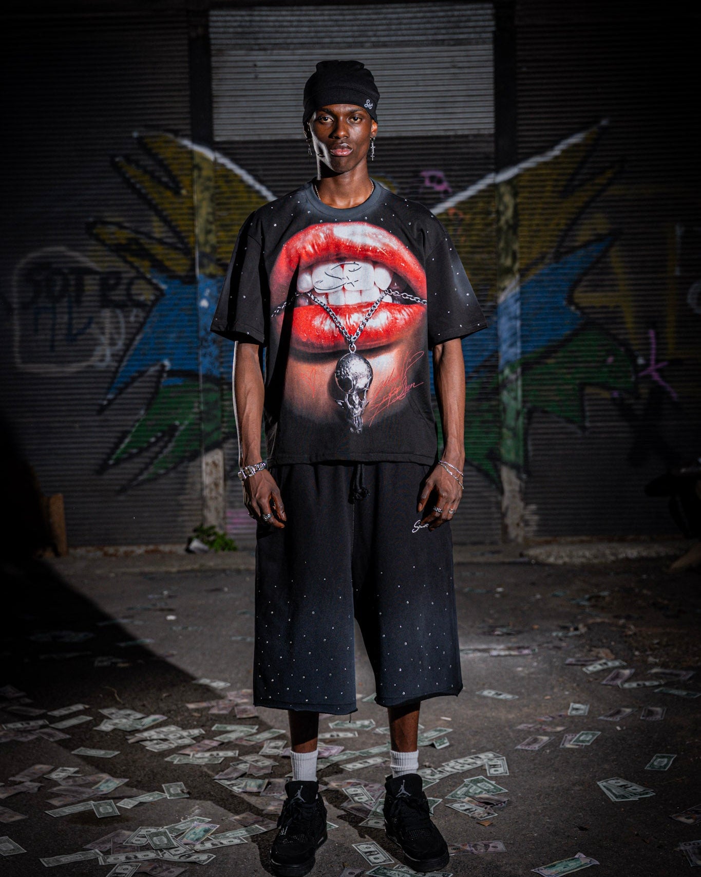 Lips Boxy Fit T-Shirt Sheen Studios®