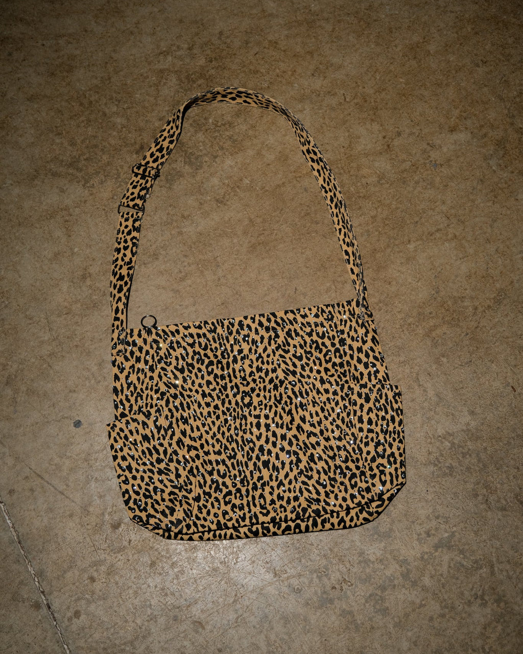 Crystal Taş Detaylı Leopar Çanta Sheen Studios®