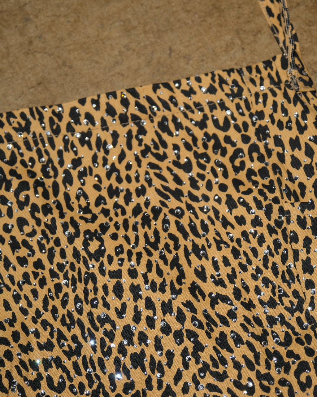 Crystal Taş Detaylı Leopar Çanta Sheen Studios®