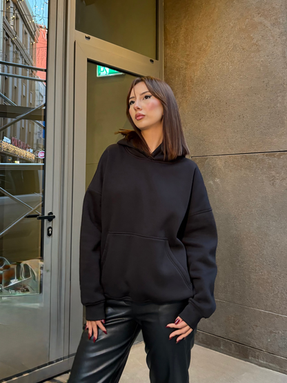 BACK CUT DANTEL HOODİE