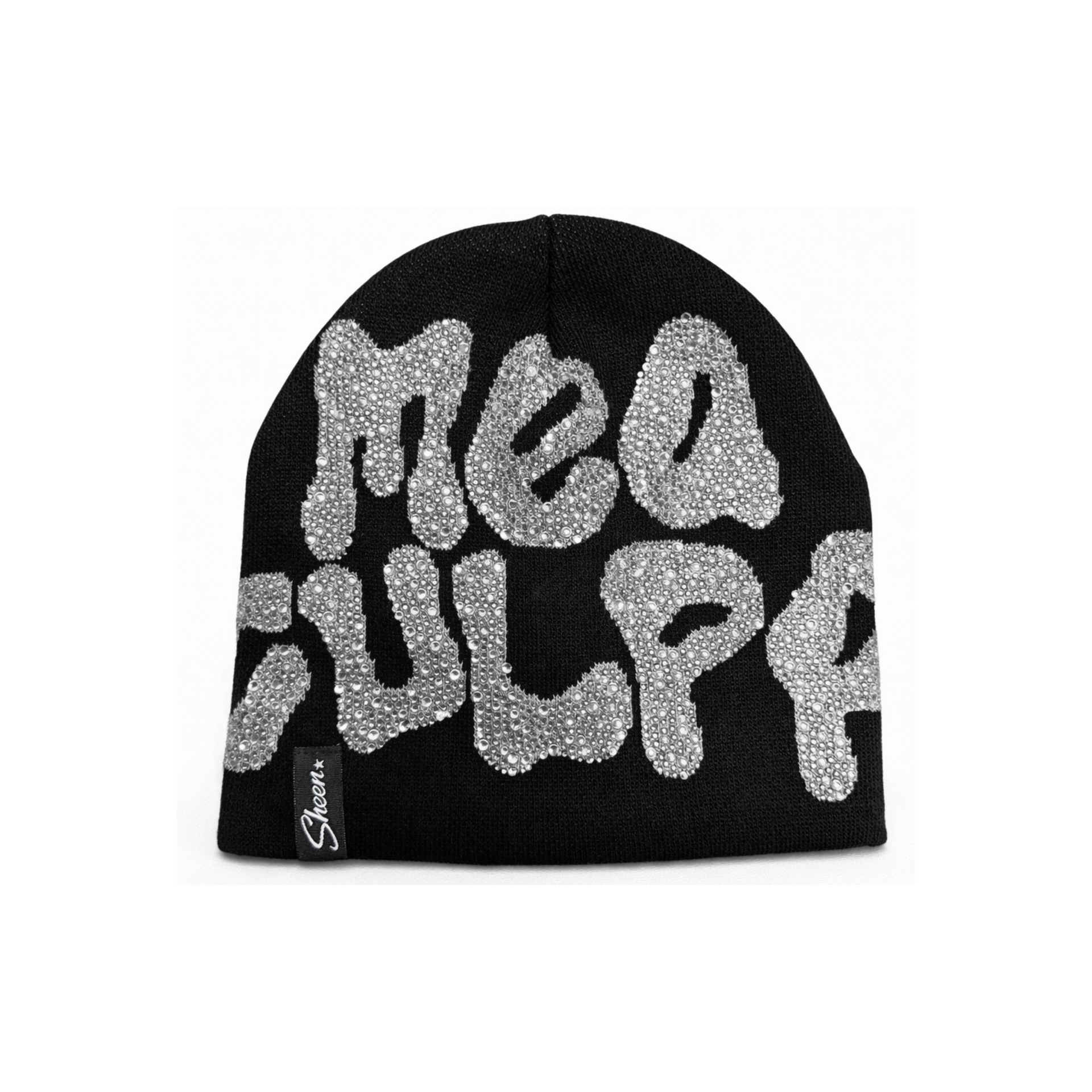 Y2K MEA CULPA BEANİE GRİ W1 Sheen Studios®