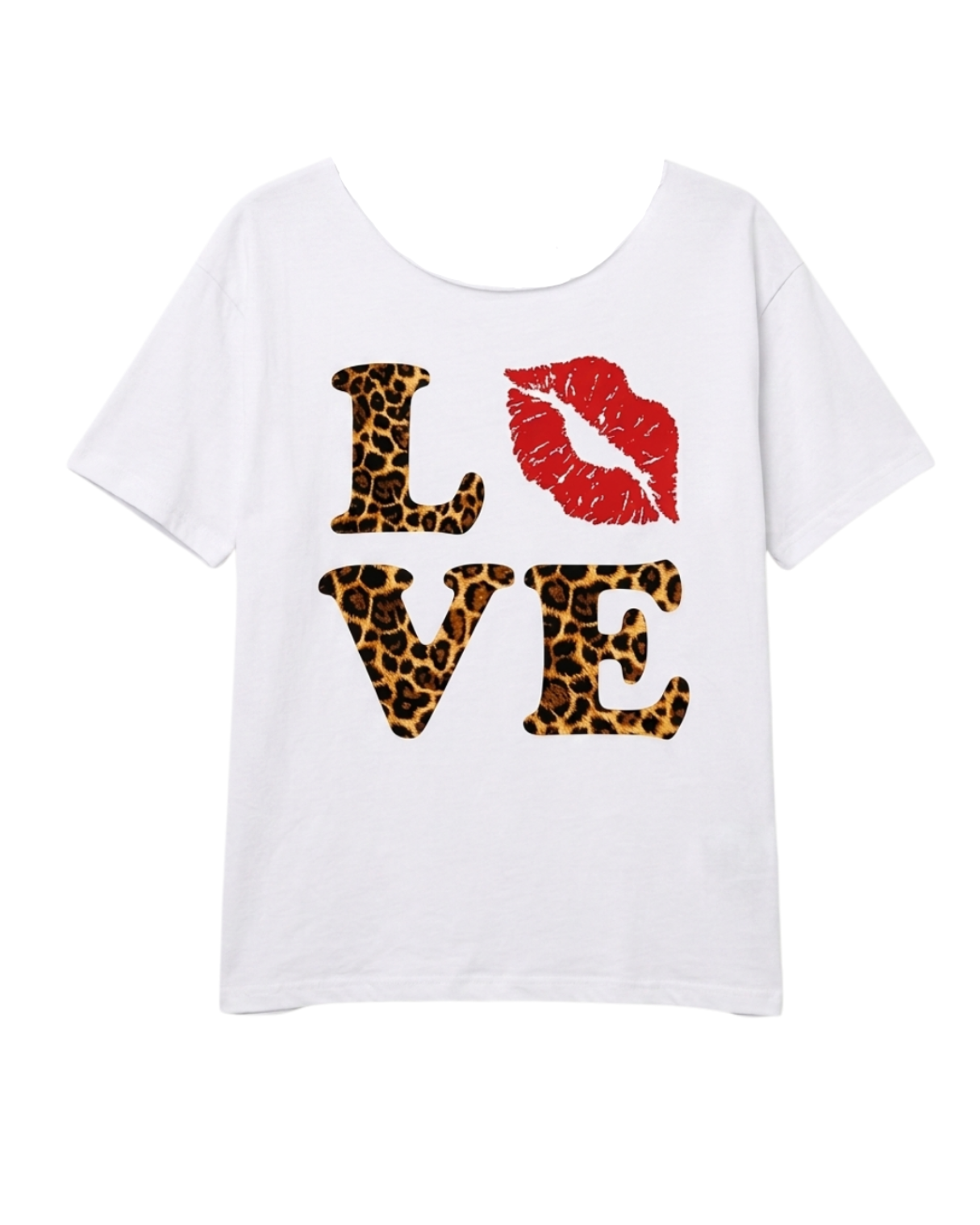 Leopar Love Baskılı T-Shirt Sheen Studios®