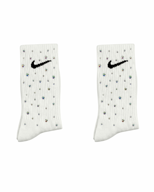 2'li Crystal Glow Beyaz Crew Çorap Sheen Studios®